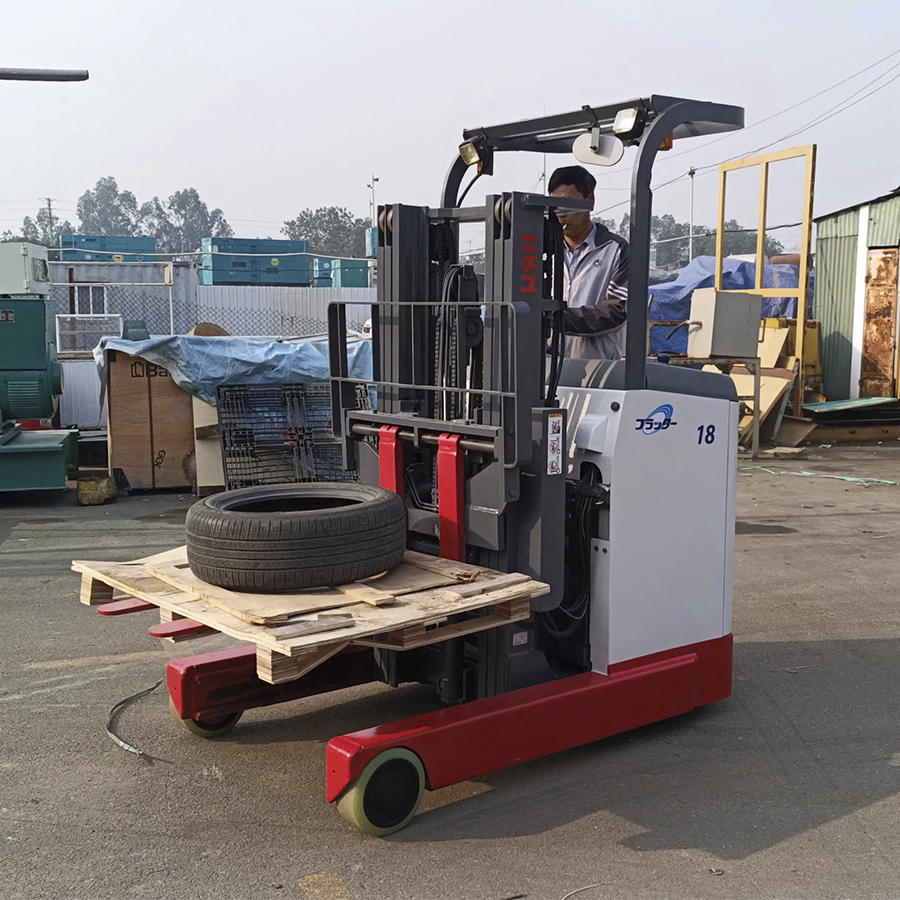 Mua xe nâng điện đứng lái cũ 1 tấn 2 tấn 3 tấn giá rẻ 8 xe nâng điện đứng lái