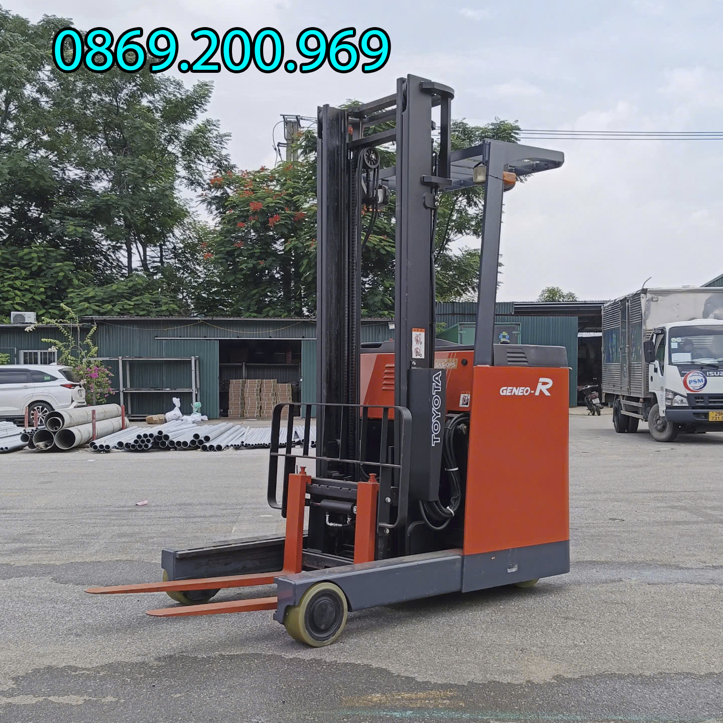 Xe Nâng Điện Đứng Lái Cũ - Giá Rẻ, Chất Lượng Tốt 2 Xe Nâng Điện Đứng Lái