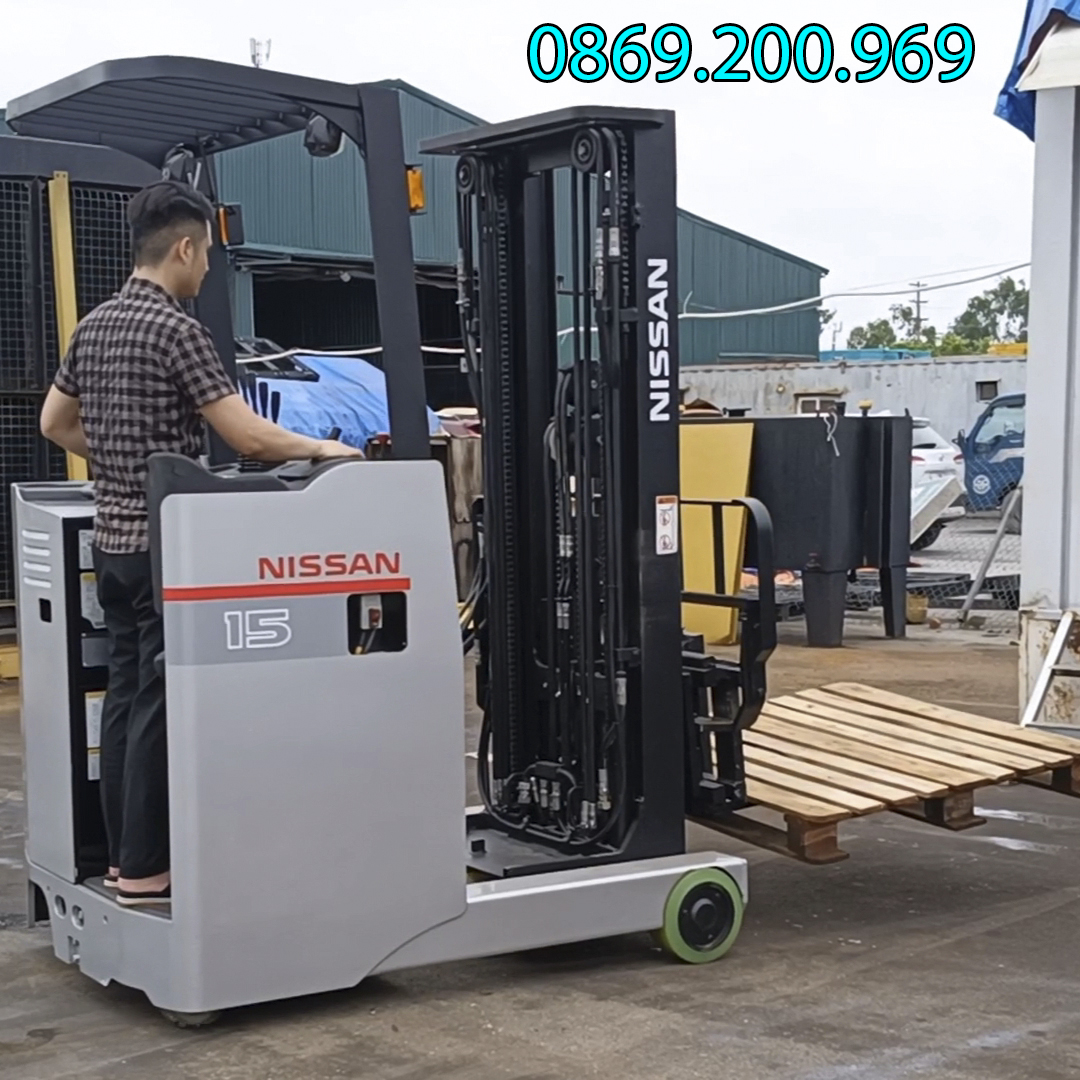 Xe Nâng Điện Đứng Lái Cũ - Giá Rẻ, Chất Lượng Tốt 1 Xe Nâng Điện Đứng Lái