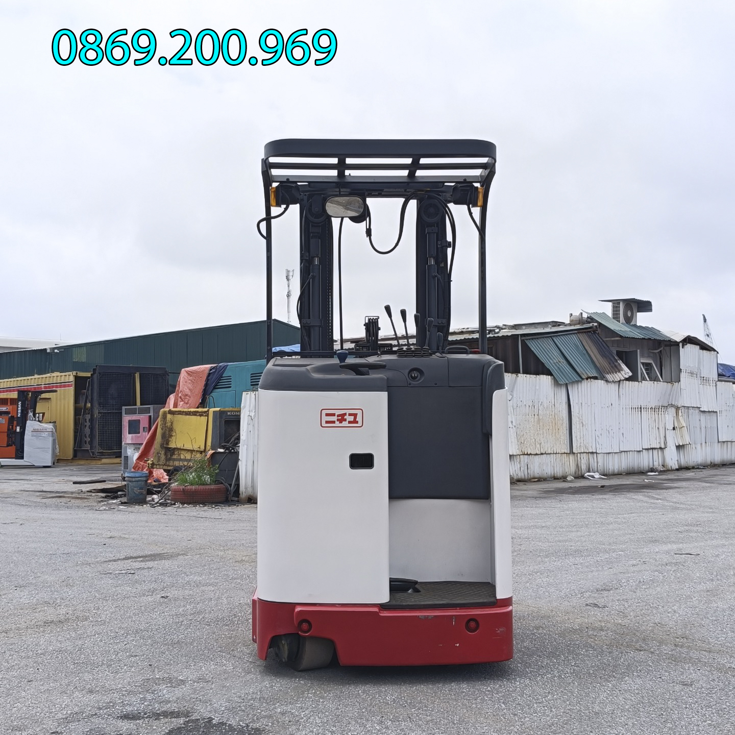 Xe nâng điện cũ Nhật bãi tại Hà Nội 3 xe nang dien dung lai 4