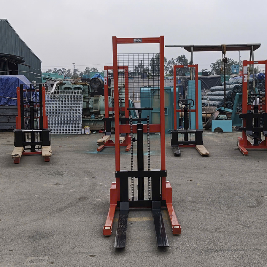 Xe nâng tay cao 1000kg nâng 1m6 CTY E1.0/1.6M không phanh Maihui 6 Xe nâng tay cao 1000kg