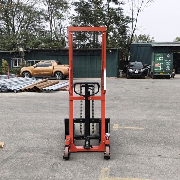 Xe nâng tay cao 2 tấn nâng 1m6 CTY E2.0/1.6M có phanh hãng Maihui 5 xe nang tay cao 2 tan nang 1m6 cp phanh maihui 3