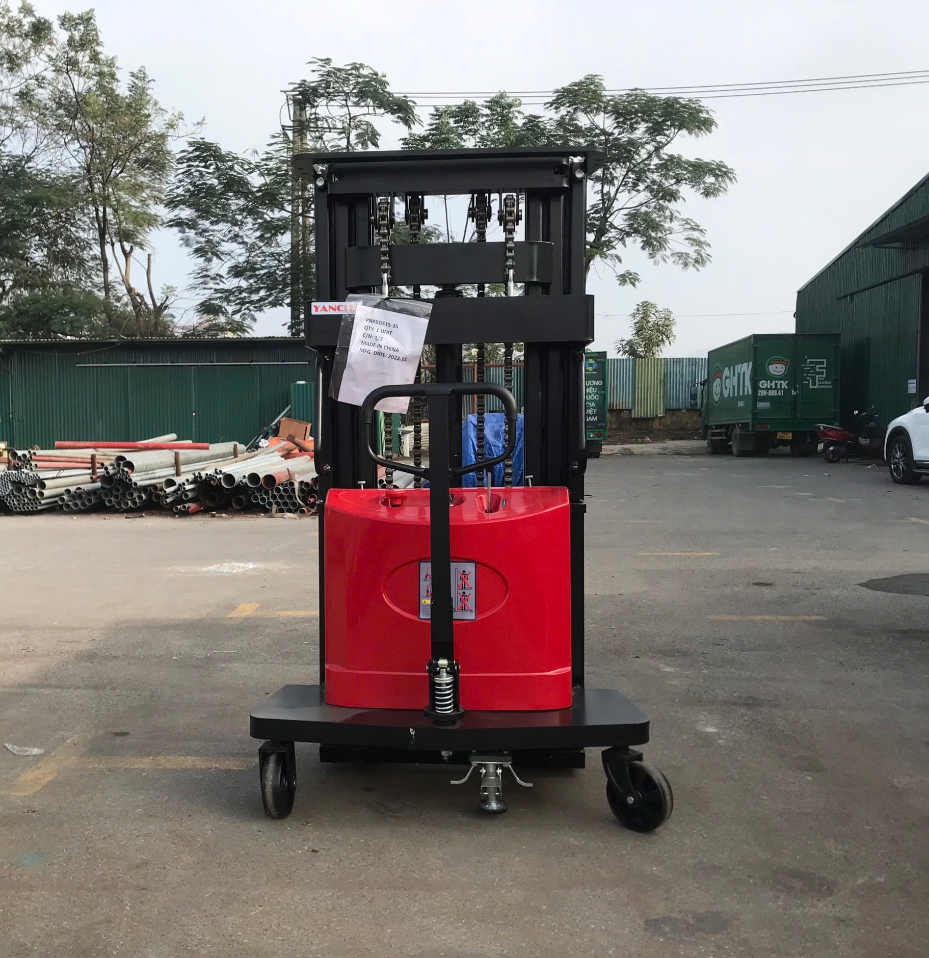 Lưu ý bảo quản xe nâng bán tự động 2 bảo quản xe nâng bán tự động