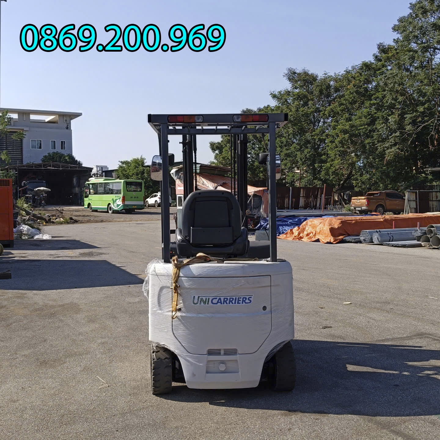Xe nâng điện ngồi lái 1.5 tấn nâng 3.5m chính hãng Unicarriers 3 Xe nâng điện ngồi lái 1.5 tấn nâng 3.5m chính hãng Unicarriers - Ảnh 3