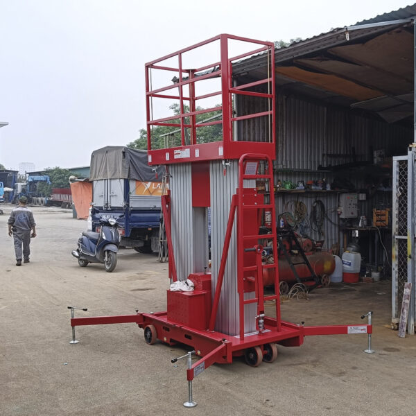 Xe nâng người 12m trục rút tải trọng 200kg GTWY12-200 hãng Maihui