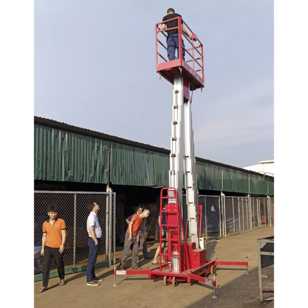 Xe nâng người 12m trục rút tải trọng 200kg GTWY12-200 hãng Maihui 3 xe nang nguoi 12m 2