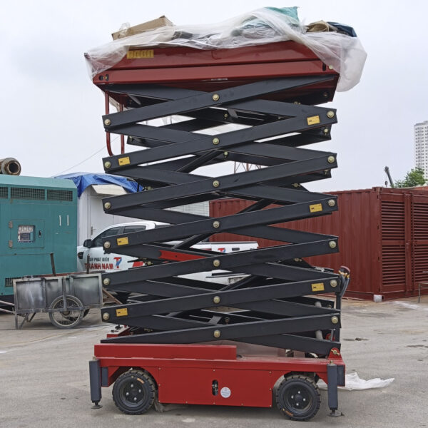 Xe nâng người 13m tải trọng 300kg SJY0.3-13A hãng Maihui