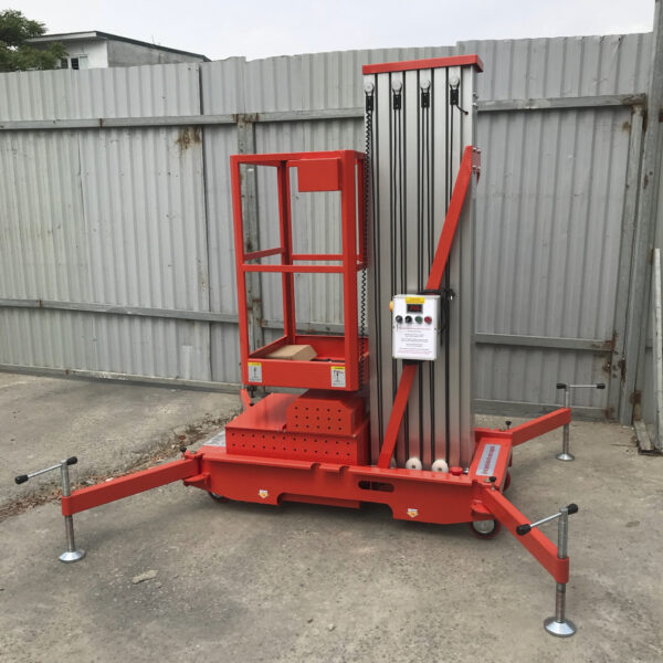 Xe nâng người 6m đơn trục rút tải trọng 125kg GTWY6-125 hãng Maihui