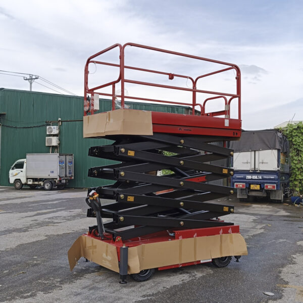 Xe nâng người 9m tải trọng 500kg SJY0.5-9A hãng Maihui