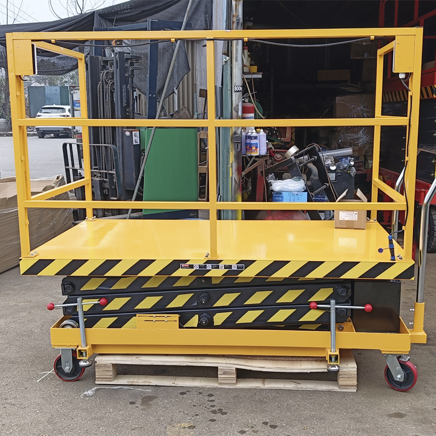 Bàn nâng điện 4m tải trọng 500kg SJY0.5-4 nhập khẩu 4 Bàn nâng điện 4m tải 500kg
