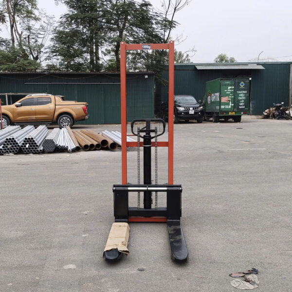 Xe nâng tay cao 1 tấn nâng 1m6 CTY-E1016 hãng Maihui có phanh