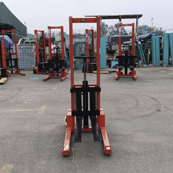 Xe nâng tay cao 500kg nâng 1m2 CTY-A0.5/12 hãng Maihui không phanh 4 xe nang tay cao 500kg nang 1m2 k phanh maihui 2