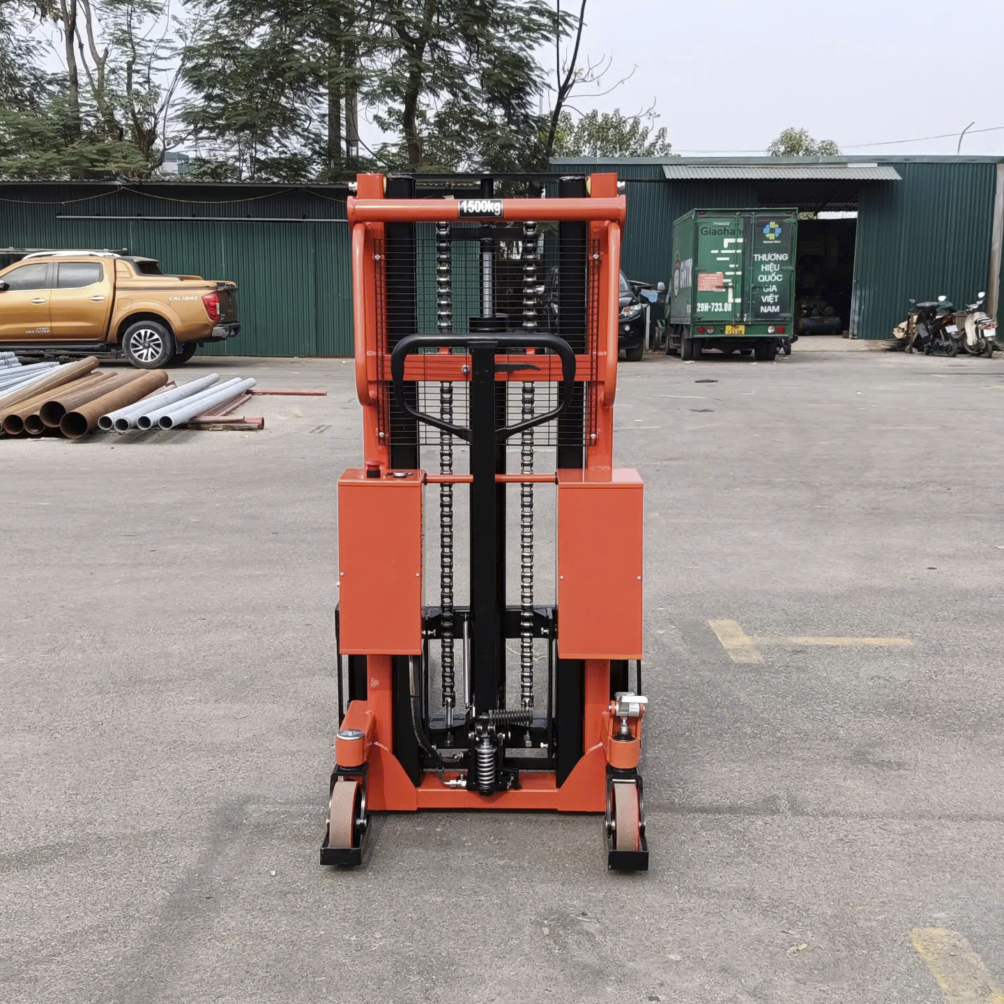 Xe nâng tay cao điện 1.5 tấn nâng 2m CTD-J 15/20 hãng Maihui 6 Xe nâng tay cao điện