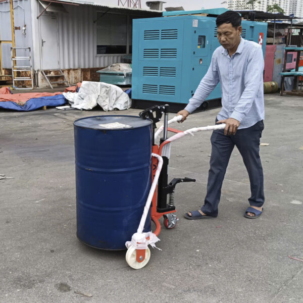 Xe đẩy thùng phuy 300kg nâng 200mm YTC0.3B hãng Maihui