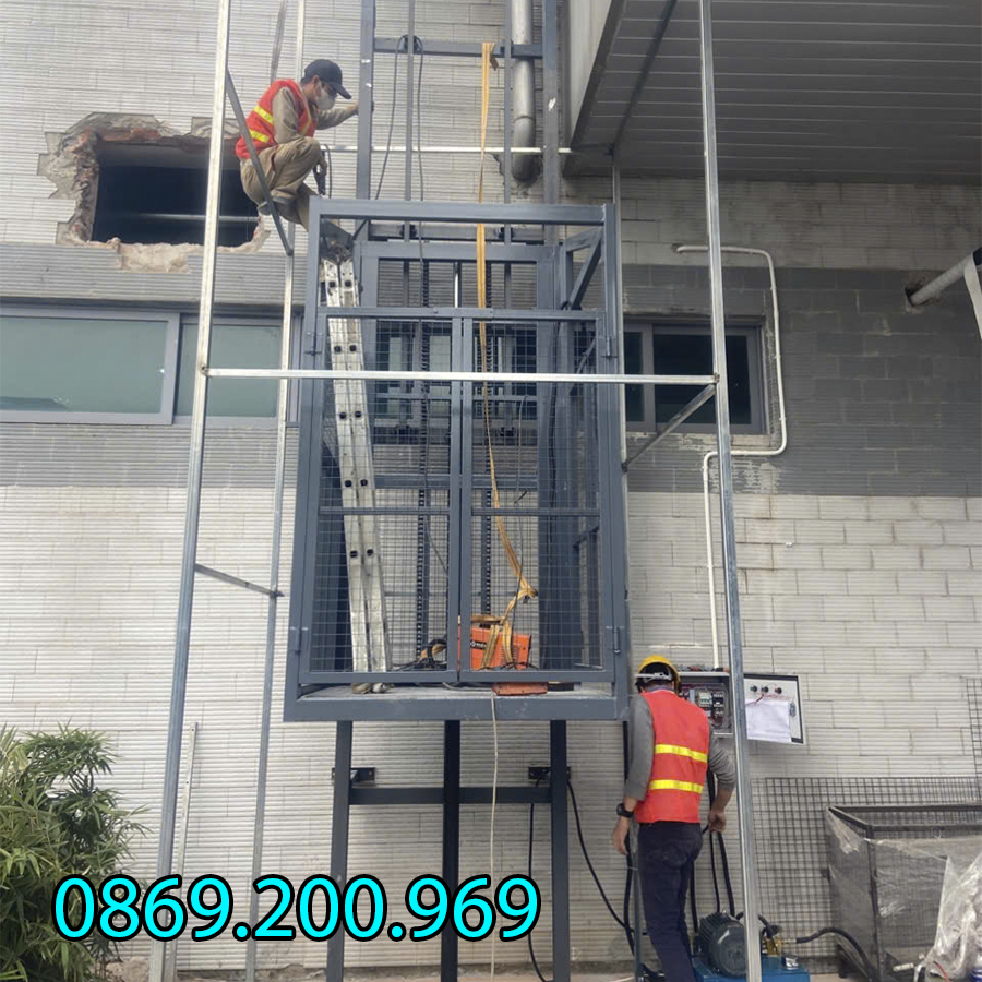 Thang nâng hàng - Giải pháp tối ưu cho vận chuyển và nâng hạ trong công nghiệp 5 thang nang hang 2