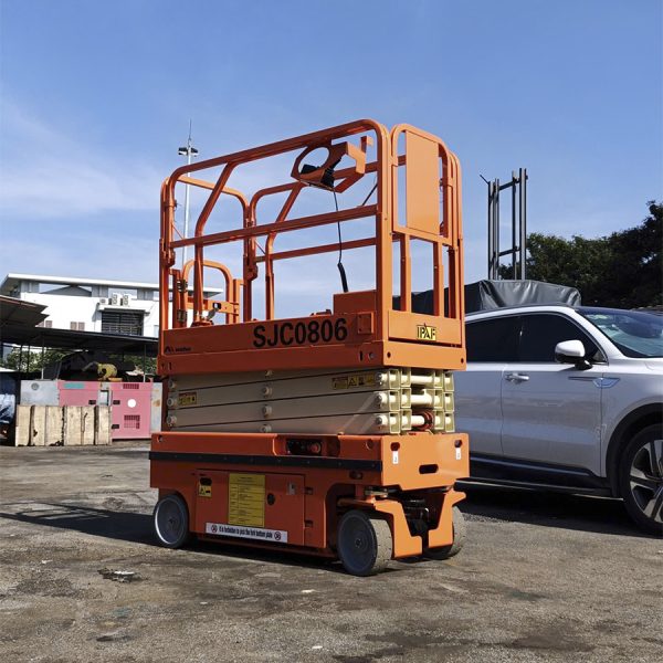 Xe nâng người tự hành 5.8m tải 230kg SJC0806 hãng Maihui 4 xe nang nguoi tu hanh 2