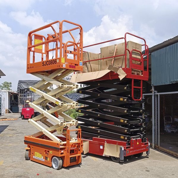 Xe nâng người tự hành 5.8m tải 230kg SJC0806 hãng Maihui 5 xe nang nguoi tu hanh 3