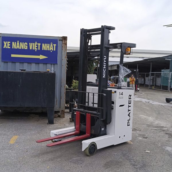 Xe nâng điện đứng lái 1.4 tấn nâng 4m hãng Nichiyu - Nhật