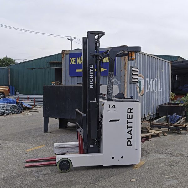 Xe nâng điện đứng lái 1.4 tấn nâng 4m hãng Nichiyu - Nhật 5 xe nang dien dung lai 1 4 tan nang 4m hang Nichiyu nhat bai 2