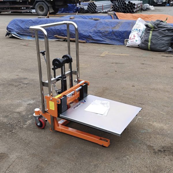 Xe nâng tay cao mini 400kg nâng 850mm SDDJ850 hãng Maihui