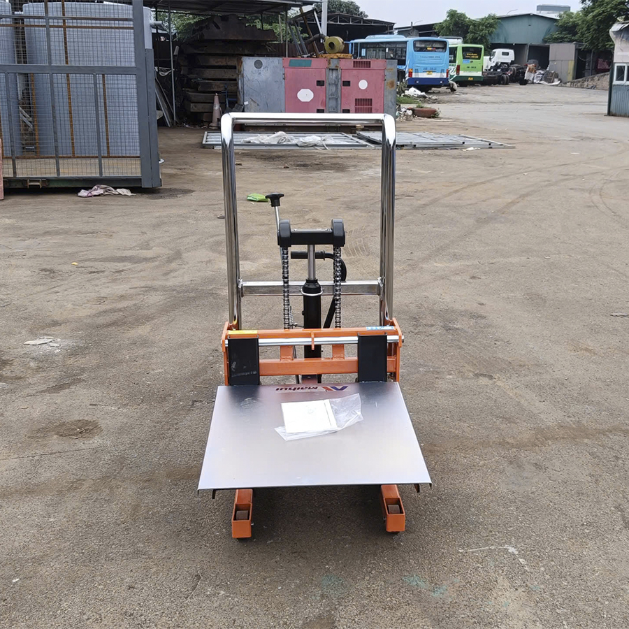 Xe nâng tay cao mini 400kg nâng 850mm SDDJ850 hãng Maihui 2 Xe nâng tay cao mini 400kg nâng 850mm SDDJ850 hãng Maihui - Ảnh 2