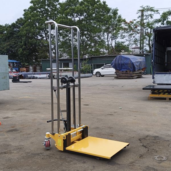 Xe nâng tay cao mini 400kg nâng 1m5 SDDJ1500 hãng Maihui