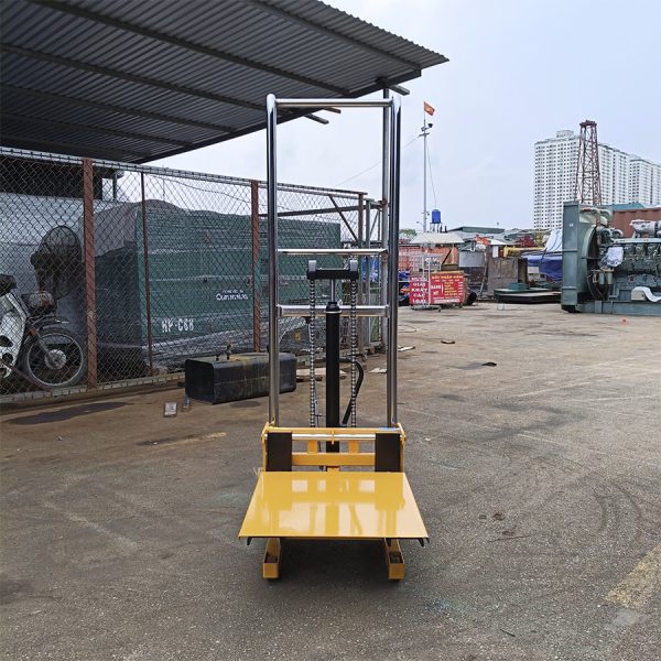 Xe nâng tay cao mini 400kg nâng 1m5 SDDJ1500 hãng Maihui 3 xe nang tay cao mini 400kg nang 1m5 sddj1500 2