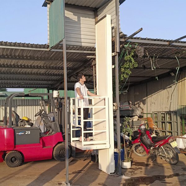 Thang máy thủy lực 300kg nâng 3m HLP0.3-3 nhập khẩu