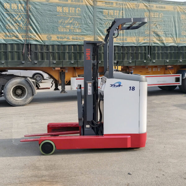 Xe nâng điện cũ đứng lái 1.8 tấn nâng 4m Nichiyu 3 giàn nâng 5 xe nang dien cu dung lai 1 8 tan nang 4m 1